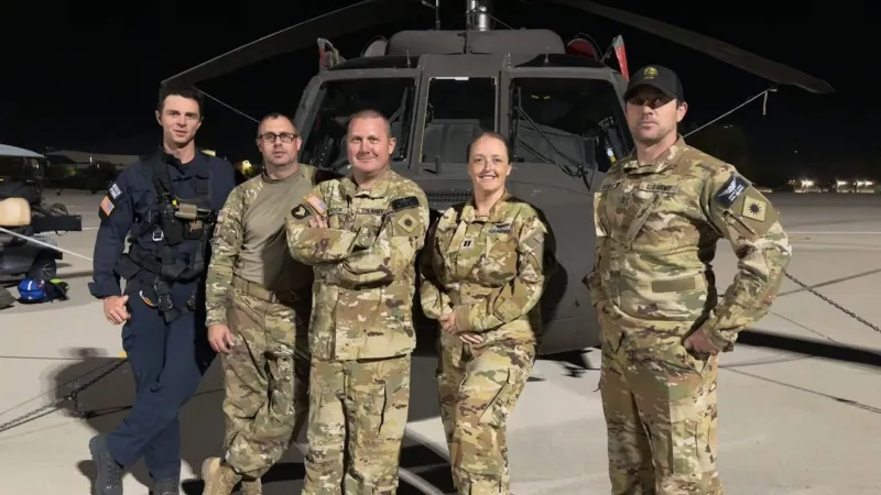 Stranded hikers saved by Idaho Army National Guard helicopter crew