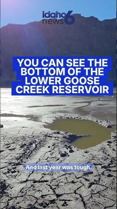 Drought completely drains Lower Goose Creek Reservoir, enabling first maintenance access in 40 years (Video)