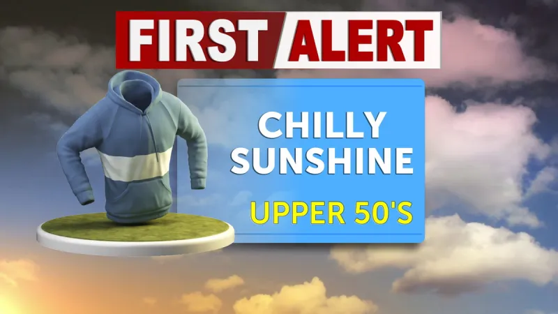 Tracking seasonal temperatures and a nice weekend outlook