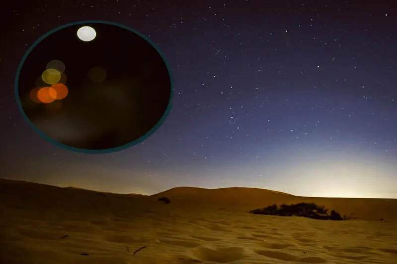 Idaho Witness Reports Cluster Of UFOs Over Sand Dunes