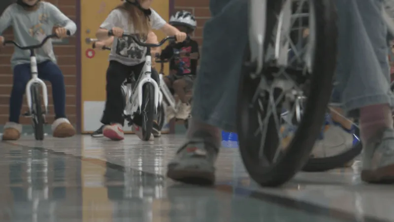 Meridian Kindergarteners Get New Bikes Through All Kids Bike Program