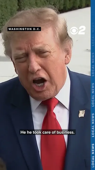 Trump praises man who stopped school shooting as a hero (Video)