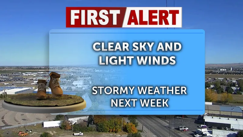A nice weekend with stormy weather next week