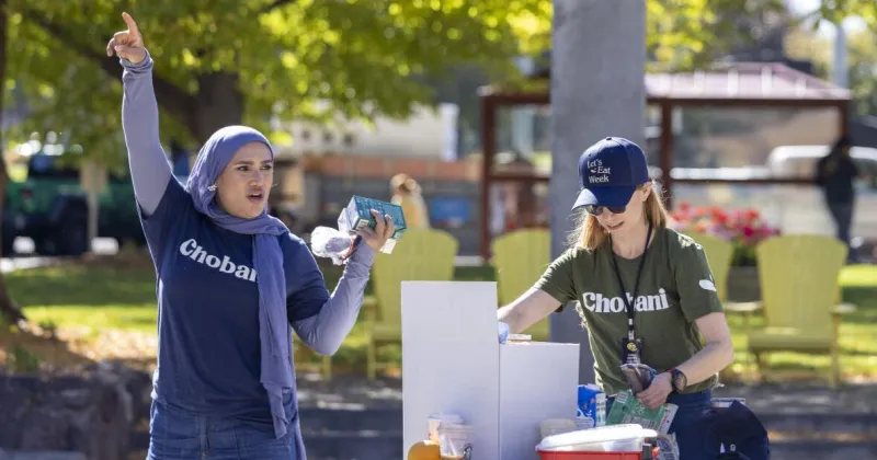 Chobani, CSI volunteers complete food boxes for nonprofits