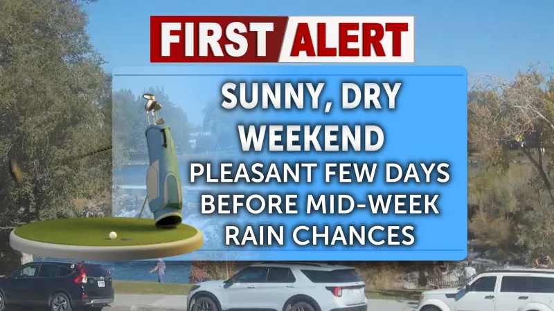 Sunny couple of days before midweek rain arrives