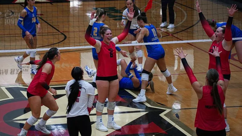 Nighthawks Rally From Two Sets Down to Earn Five-Set Comeback Win at Alaska Fairbanks