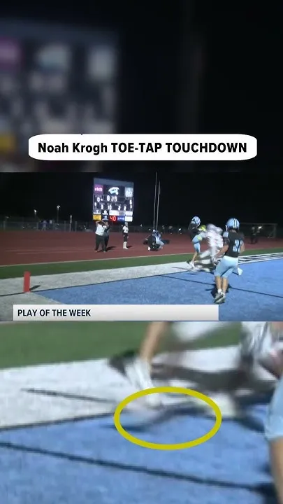 Play of the Week Toe-Tap Touchdown (Video)