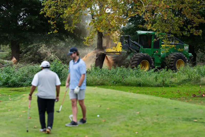 DC golf course at center of fight over tree clearing to start renovations next month, Trump says