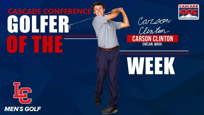 Clinton Earns CCC Men's Golfer of the Week Honor After Collegiate Debut Victory
