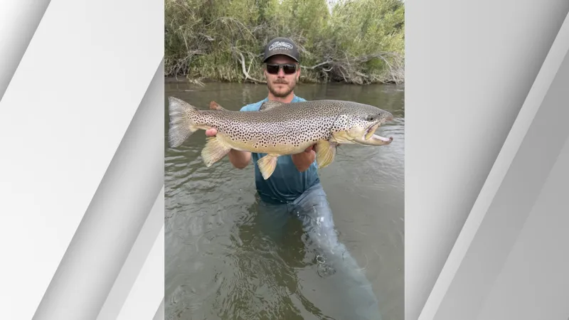 Benjamin Smith breaks Idaho brown trout record in Franklin County