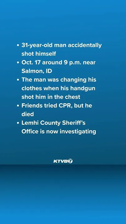 Man accidentally shoots and kills himself (Video)