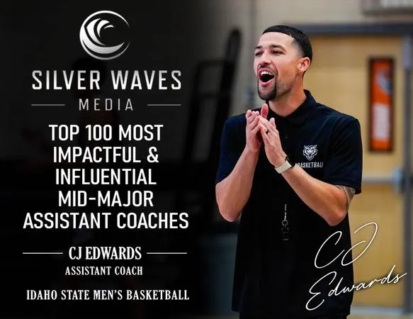CJ Edwards Named One of 2026's Most Impactful Mid-Major Assistant Coaches by Silver Waves Media