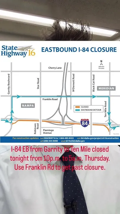 Another eastbound I-84 closure Wednesday night (Video)