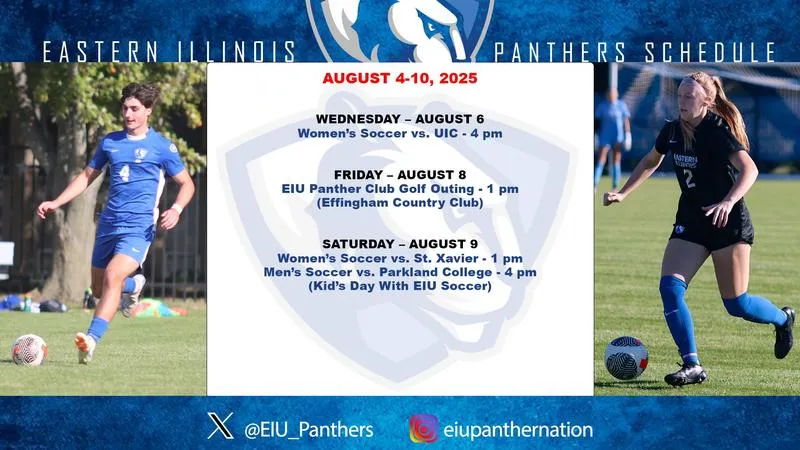 This Week In EIU Athletics - August 4-10, 2025