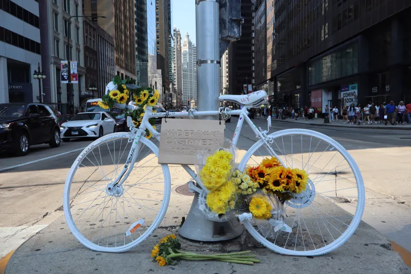 Loved ones, bike advocates, honored Yader Castaneda, fatally struck by Hummer driver at dangerous Loop intersection