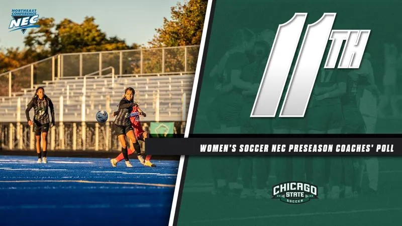 Chicago State Women's Soccer Voted 11th in Preseason Coaches' Poll