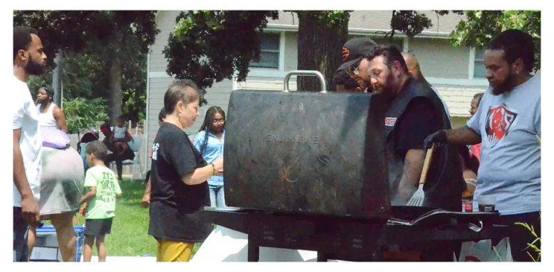 Cookout at second annual Back to School Bash by Southwind Community in Aurora