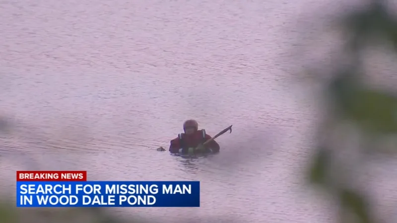Crews search for man missing in Wood Dale reservoir: officials