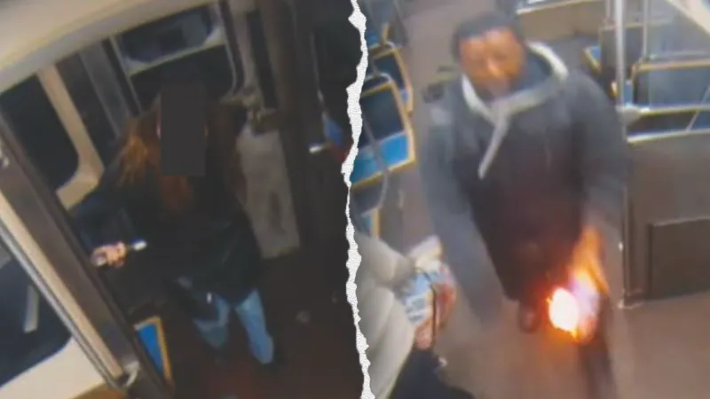 Blue city suspect with numerous prior arrests federally charged after allegedly setting woman ablaze on train