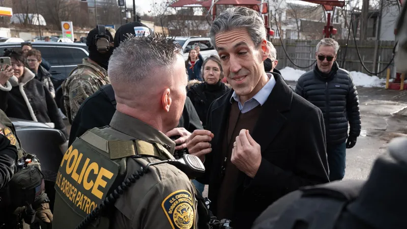 Border Patrol chief, progressive mayor caught on camera in tense street showdown: 'Excellent day in Evanston'