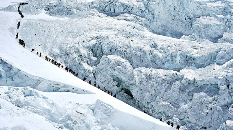 Record number of climbers summit Mount Everest from Nepali side despite overcrowding concerns
