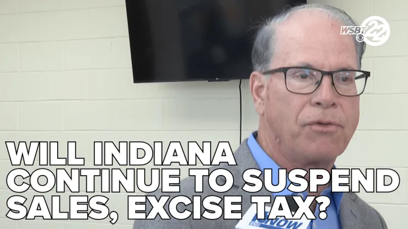 Indiana governor will revisit suspending sales tax again if needed, maybe excise tax