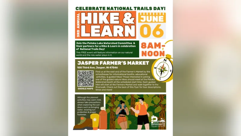 Patoka Lake Watershed Steering Committee Hosting Free Community Nature Hike Event June 6