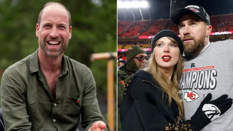 Prince William says he's 'hoping' for an invite to Taylor Swift and Travis Kelce's wedding
