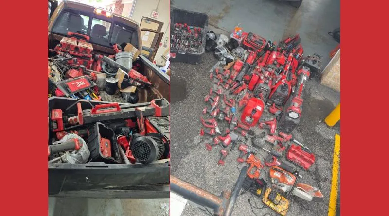 Two arrested after theft from construction site