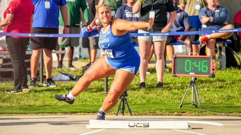 Mehringer advances, throwers notch pair of top-25 finishes on second day of NCAA East First Round