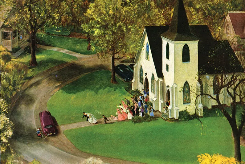 Classic Covers: Rural Wedding by John Clymer