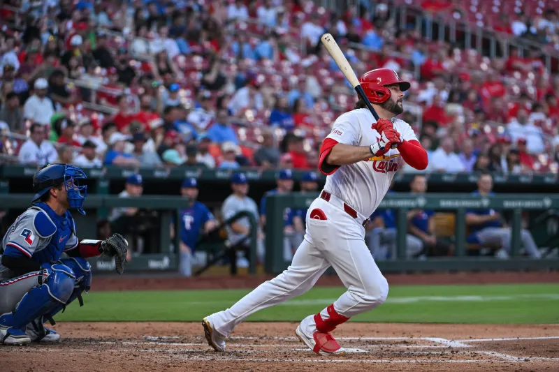 Alec Burleson Leads St. Louis Cardinals 11-Hit Attack to Defeat Rangers