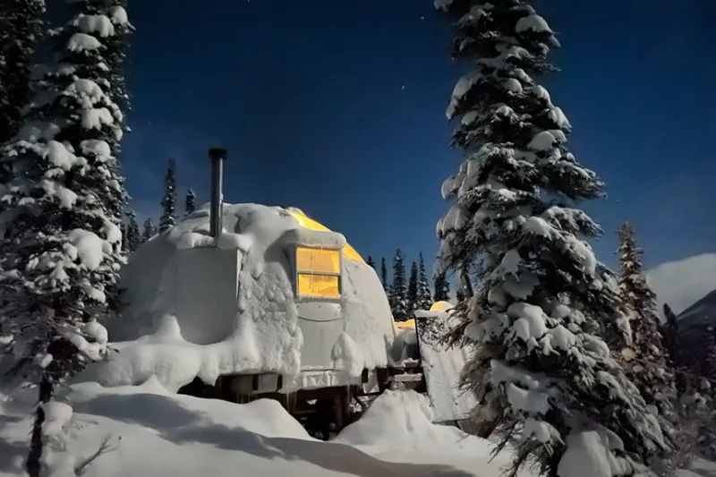 Arctic Hive: An Alaska Backcountry Retreat Under the Northern Lights