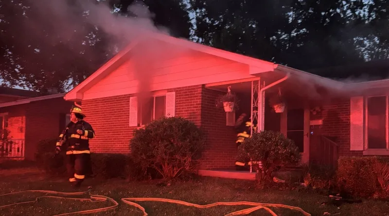 Home undergoing renovations damaged by fire