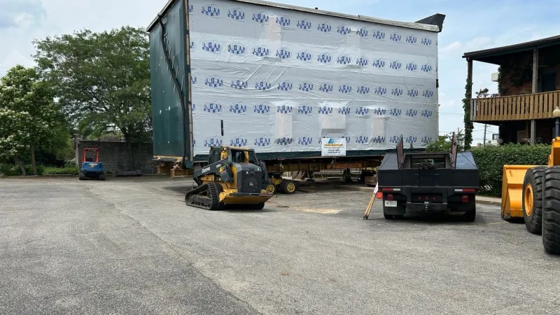 Historic Crepeau building moved to Colfax Avenue
