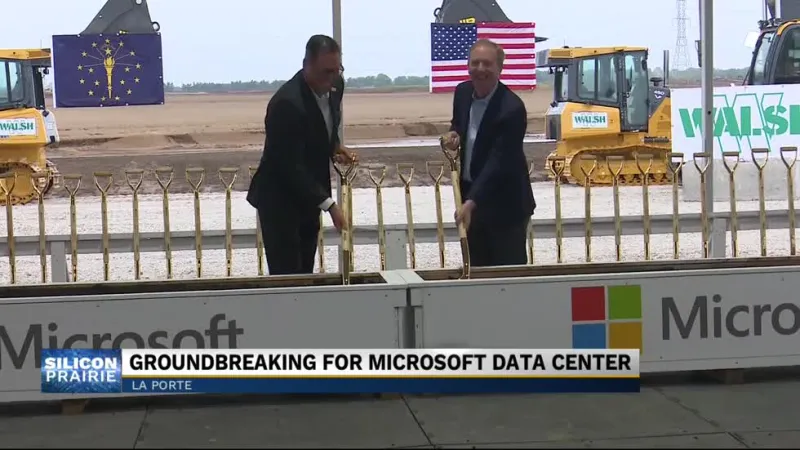 Microsoft breaks ground on new Data Center in La Porte, Indiana