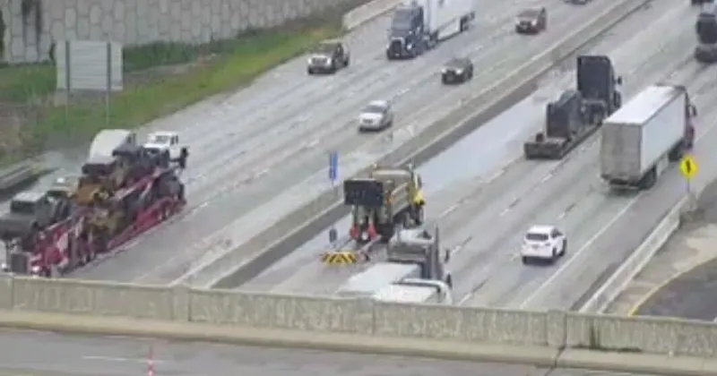 Lanes closed on eastbound Interstate 80 near Hammond due to flooding