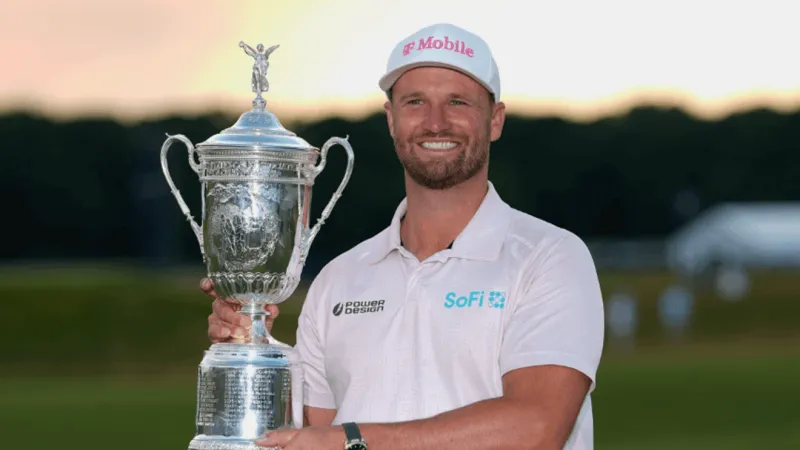 Wyndham Clark avoids record collapse and holds on to win the US Open