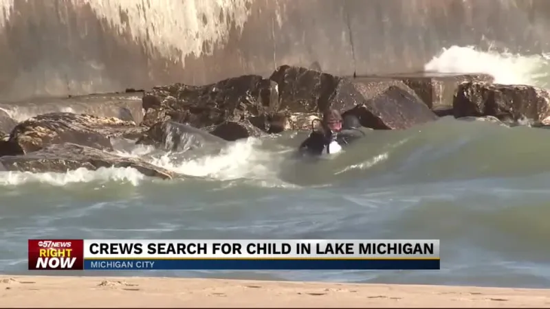 Day two of searching for a missing child continues
