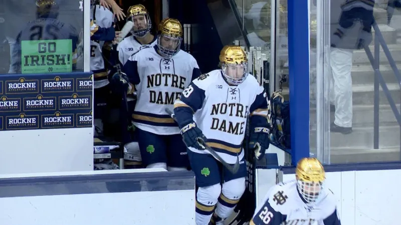 Notre Dame Hockey 2025-26 non-conference schedule announced