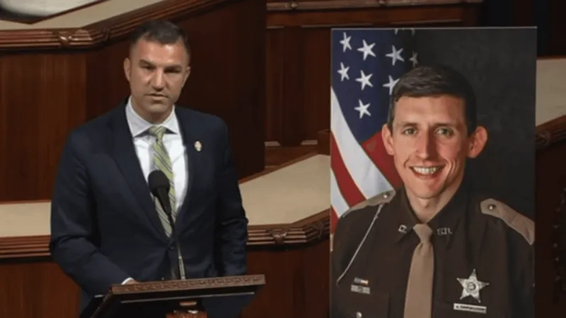 Congressman honors LaPorte County Deputy shot in the line of duty