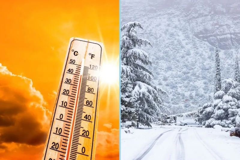 Winter Storm Alerts Issued During Eastern Heat Wave