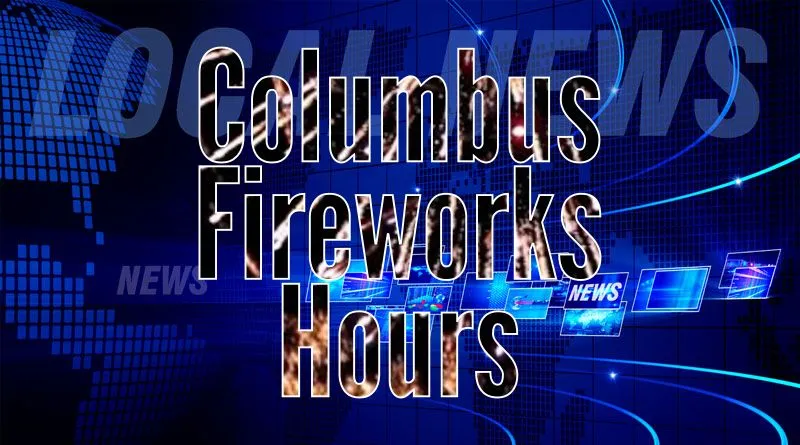 Columbus police offer reminder on fireworks hours
