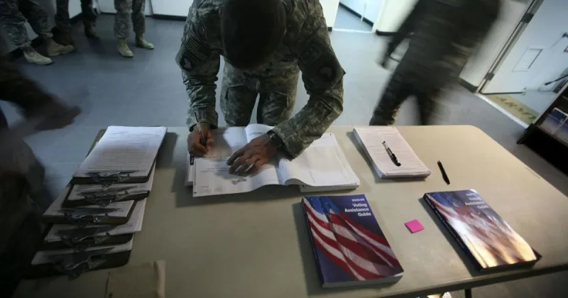 Military voters were at the heart of the Supreme Court's mail-in ballot decision
