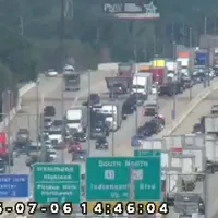 I-80 crash near Hammond closes westbound lane