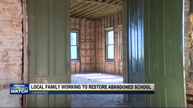 LaGrange family works to restore the old Bloomfield Schoolhouse