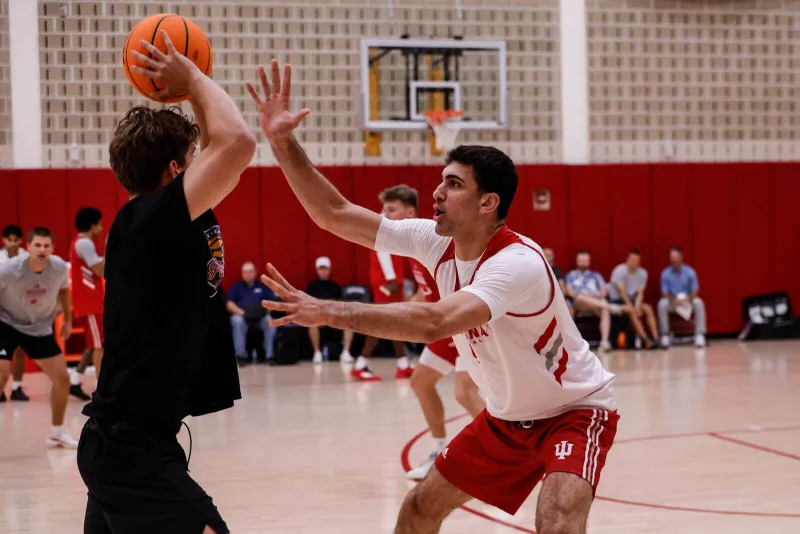Quotes: Everything IU basketball junior center Samet Yigitoglu said after Tuesday's practice