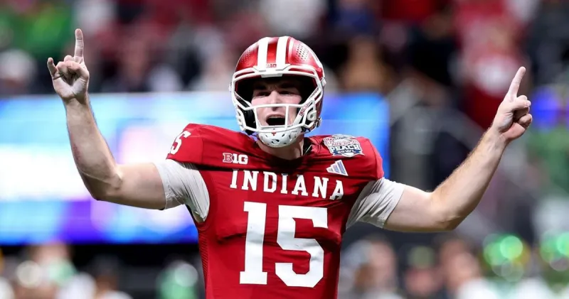 Former Indiana quarterback Fernando Mendoza wins Big Ten Male Athlete of the Year