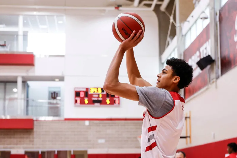 IU basketball freshman Trevor Manhertz focused on building confidence ahead of first season