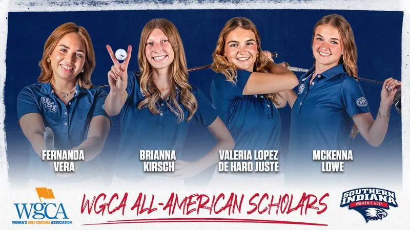USI Women's Golf gets four honored by WGCA